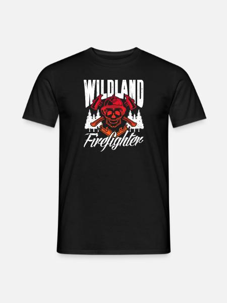 Pompier forestier - T-shirt homme - noir
