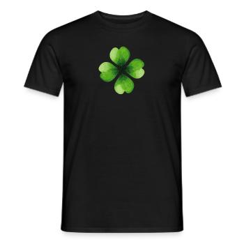 T-SHIRT PREMIUM DE LA SAINT-PATRICK, JOUR DE LA SAINT-PATRICK I - T-shirt homme - noir - Devant - AI Model Male 178 light (178cm)