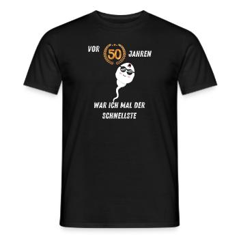 50. Geburtstag - Männer T-Shirt - Schwarz - Vorne - AI Model Male 178 light (178cm)