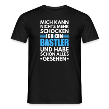 Nicht schockbarer Bastler - Männer T-Shirt - Schwarz - Vorne - AI Model Male 178 light (178cm)