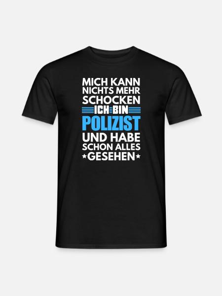 Non-shockable policeman - Men's T-Shirt - black