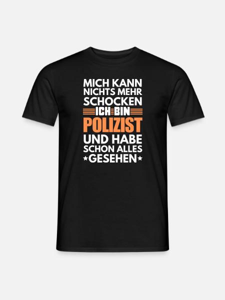 Policier non électrocutable - T-shirt homme - noir