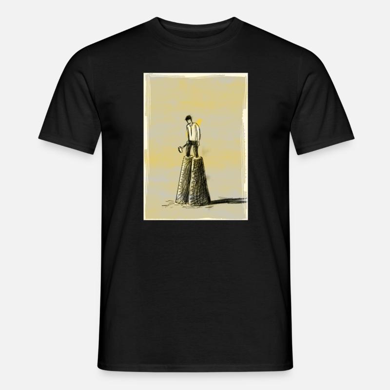 Vor dem Neuanfang - Männer T-Shirt - Schwarz