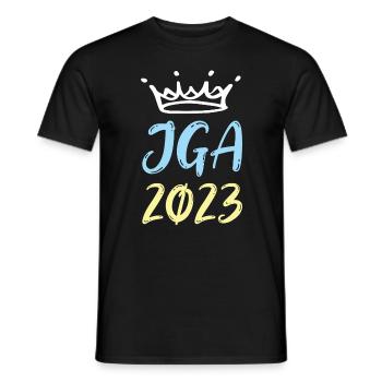 Jga 2023 Junggesellenabschied - Männer T-Shirt - Schwarz - Vorne - AI Model Male 178 light (178cm)