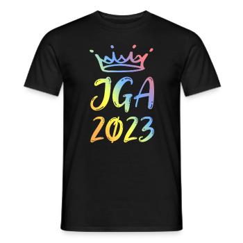 Jga 2023 Junggesellenabschied - Männer T-Shirt - Schwarz - Vorne - AI Model Male 178 light (178cm)
