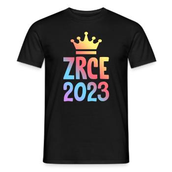 Zrce 2023 Krone - Männer T-Shirt - Schwarz - Vorne - AI Model Male 178 light (178cm)