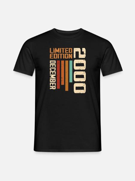 December 2000 - 2000 December - Men's T-Shirt - black