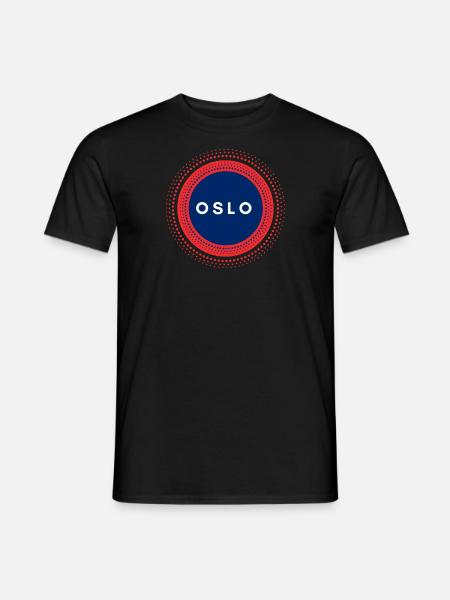 Oslo Norway - Men's T-Shirt - black
