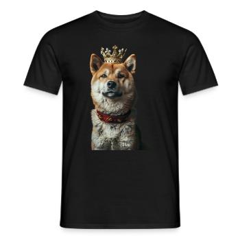 Akita - T-shirt homme - noir - Devant - AI Model Male 178 light (178cm)