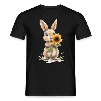 Elefant - Männer T-Shirt - Schwarz - Vorne - AI Model Male 178 light (178cm)