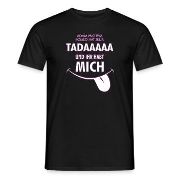 Ihr habt es gut. Ihr habt ja mich .. Geschenk Chef - Männer T-Shirt - Schwarz - Vorne - AI Model Male 178 light (178cm)