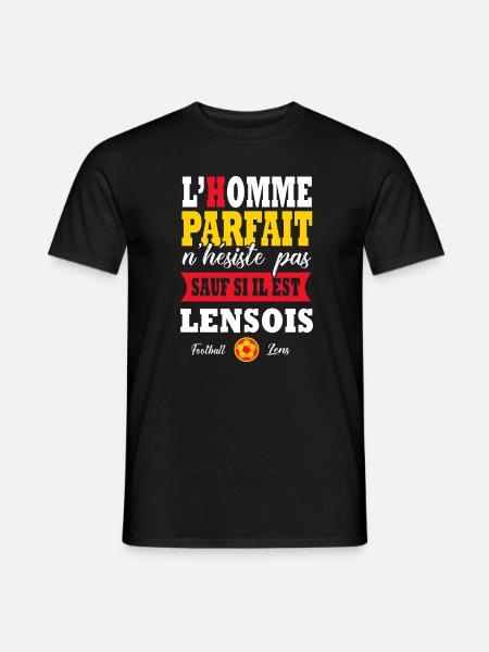 Lens Lensois supporter Football Lens - T-shirt homme - noir