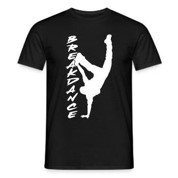 Breakdance Dance Dance Breakdancer Dancer - Men's T-Shirt - black - Front - AI Model Male 178 light (178cm)