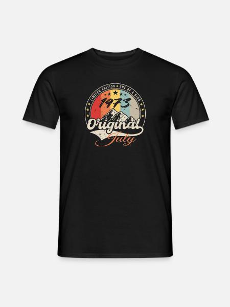 1973 Juillet - Cadeau D'anniversaire 1973 Juillet - T-shirt homme - noir
