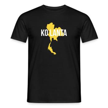Ko Lanta Thailand Koh Lanta Souvenir - Männer T-Shirt - Schwarz - Vorne - AI Model Male 178 light (178cm)