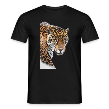 Jaguar - T-shirt homme - noir - Devant - AI Model Male 178 light (178cm)