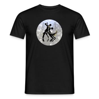 Ballabend mit Tangotänzern - Männer T-Shirt - Schwarz - Vorne - AI Model Male 178 light (178cm)