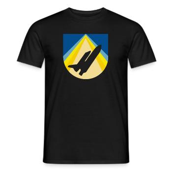 Aviation Aviator Aviator - Men's T-Shirt - black - Front - AI Model Male 178 light (178cm)