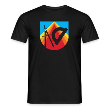 Architecture Student House Construction - Men's T-Shirt - black - Front - AI Model Male 178 light (178cm)