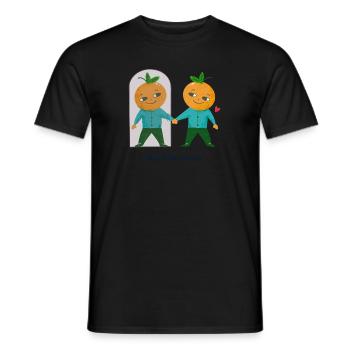 Man in the Mirror - Men's T-Shirt - black - Front - AI Model Male 178 light (178cm)