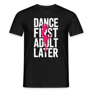 Tanzen Tänzer Tanzen - Männer T-Shirt - Schwarz - Vorne - AI Model Male 178 light (178cm)