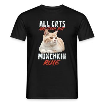 Munchkin - T-shirt homme - noir - Devant - AI Model Male 178 light (178cm)