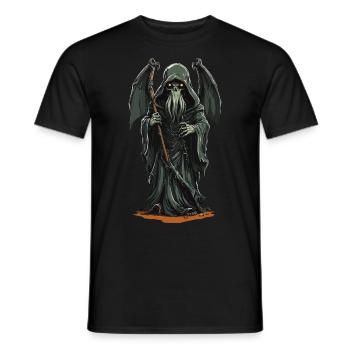 Druides Grim Reaper Tentacule Horreur Halloween - T-shirt homme - noir - Devant - AI Model Male 178 light (178cm)