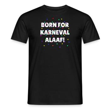 Fasching Karneval Helau Alaaf Verkleidung Kostüm - Männer T-Shirt - Schwarz - Vorne - AI Model Male 178 light (178cm)
