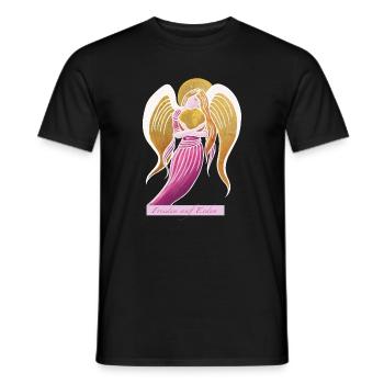 Anges de Noël - Sonja Ariel de Staden - T-shirt homme - noir - Devant - AI Model Male 178 light (178cm)