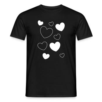 Valentinstag, Valentinstag, Valentinstag - Männer T-Shirt - Schwarz - Vorne - AI Model Male 178 light (178cm)