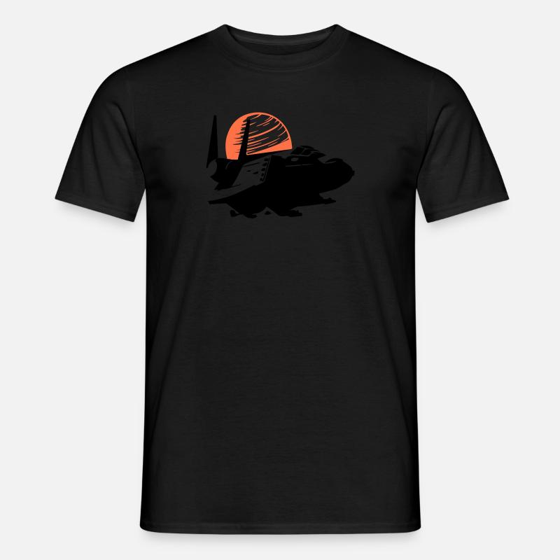 Spaceship - Men’s T-shirt - black