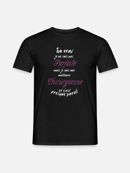 Ich bin der beste Chirurg - Männer T-Shirt - Schwarz