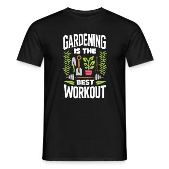 Garten Workout & FItness - gym Arbeit - Männer T-Shirt - Schwarz - Vorne - AI Model Male 178 light (178cm)