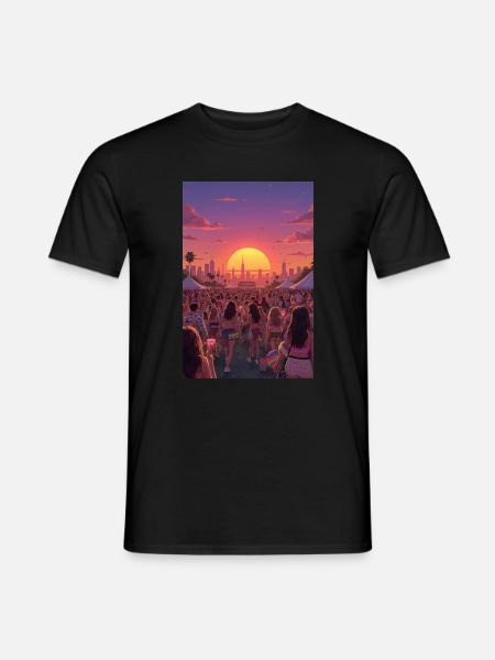 Queer Festival with friends - Men's T-Shirt - black