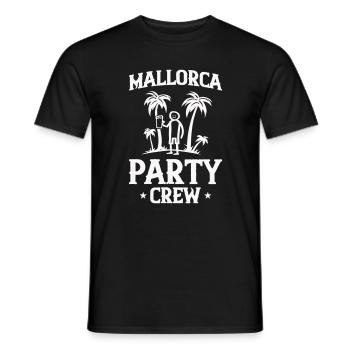 Mallorca Party Crew - T-shirt homme - noir - Devant - AI Model Male 178 light (178cm)