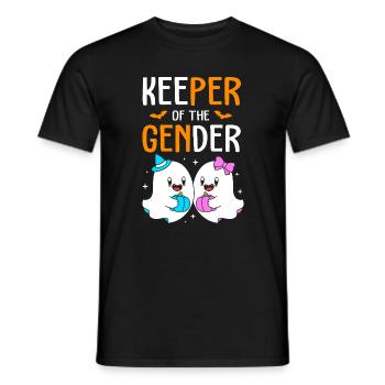 Halloween Gender Reveal - Men's T-Shirt - black - Front - AI Model Male 178 light (178cm)