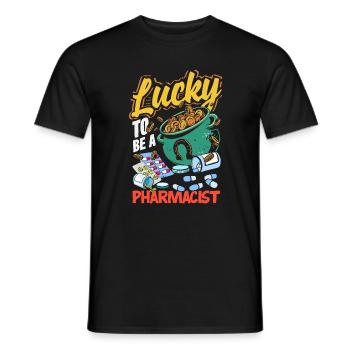 Apotheker Pharmazeutisch-technischer - Männer T-Shirt - Schwarz - Vorne - AI Model Male 178 light (178cm)