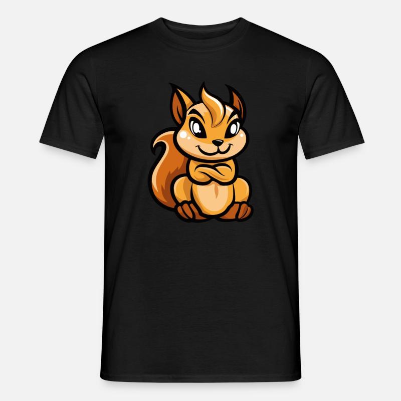 Eichhörnchen Comic - Männer T-Shirt - undefined