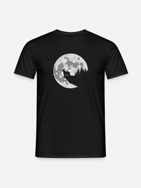 Splash Bearded Collie Hund - Männer T-Shirt - Schwarz