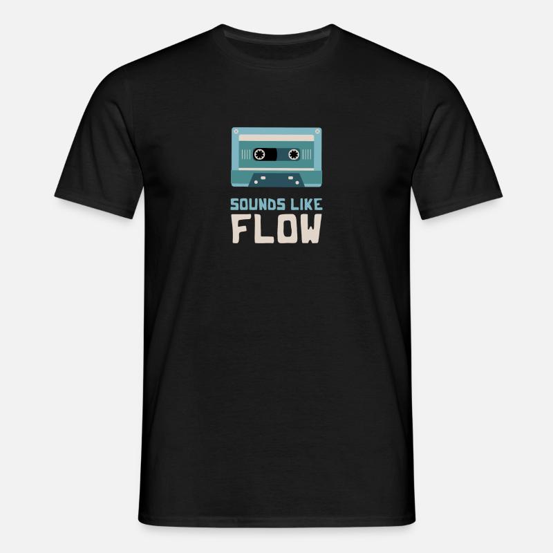 SOUNDS LIKE FLOW - Männer T-Shirt - Schwarz