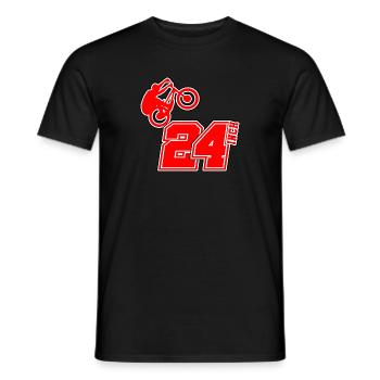 24inch Streettrials TRIAL bike - Bike Sport - Men's T-Shirt - black - Front - AI Model Male 178 light (178cm)