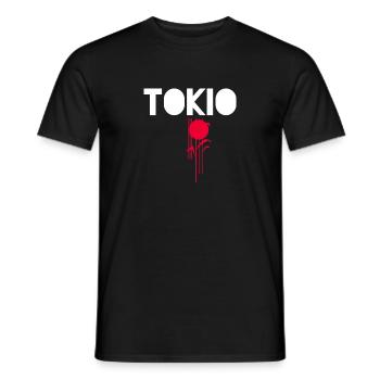 Tokyo, Tokyo, Japon - T-shirt homme - noir - Devant - AI Model Male 178 light (178cm)