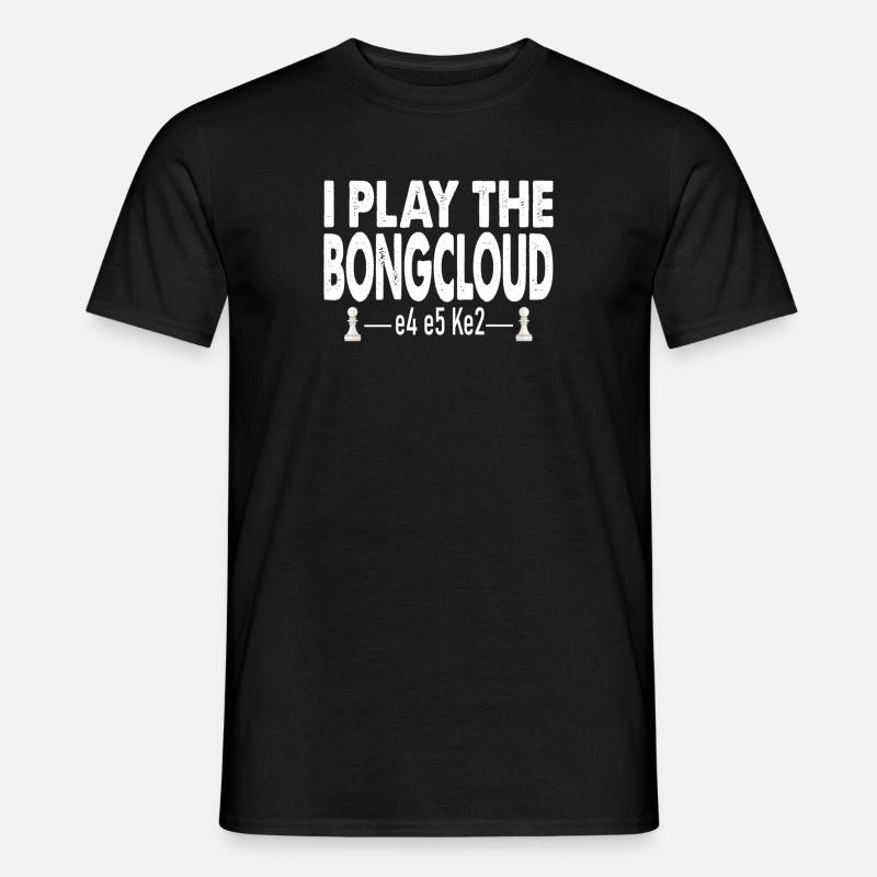 Chess Chess Bongcloud Opening Meme - Men’s T-shirt - black