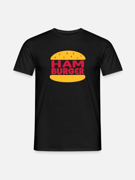 Hamburgers - the original burger! - Men's T-Shirt - black