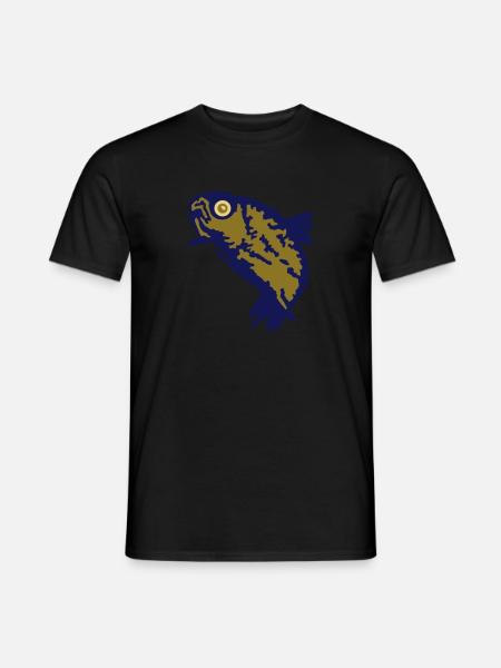Forelle / Trout (3c) - Männer T-Shirt - Schwarz