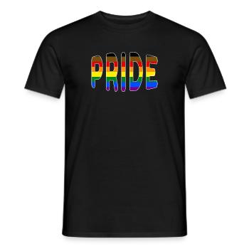 Pride-Logo Philadelphias People of Color - Männer T-Shirt - Schwarz - Vorne - AI Model Male 178 light (178cm)