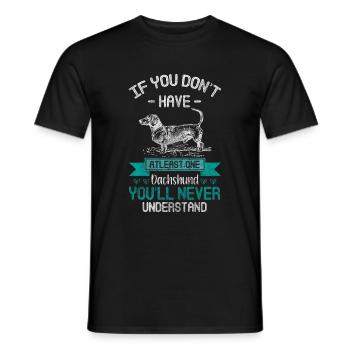 Dog Paw Puppy Dog School - Men's T-Shirt - black - Front - AI Model Male 178 light (178cm)