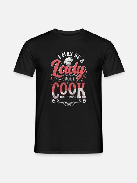 Kochen Gastro Kochmütze Geschmack - Männer T-Shirt - Schwarz