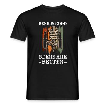Feiern Alkohol Party - Männer T-Shirt - Schwarz - Vorne - AI Model Male 178 light (178cm)