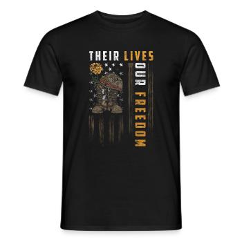 Military Weapon Winner - Men's T-Shirt - black - Front - AI Model Male 178 light (178cm)